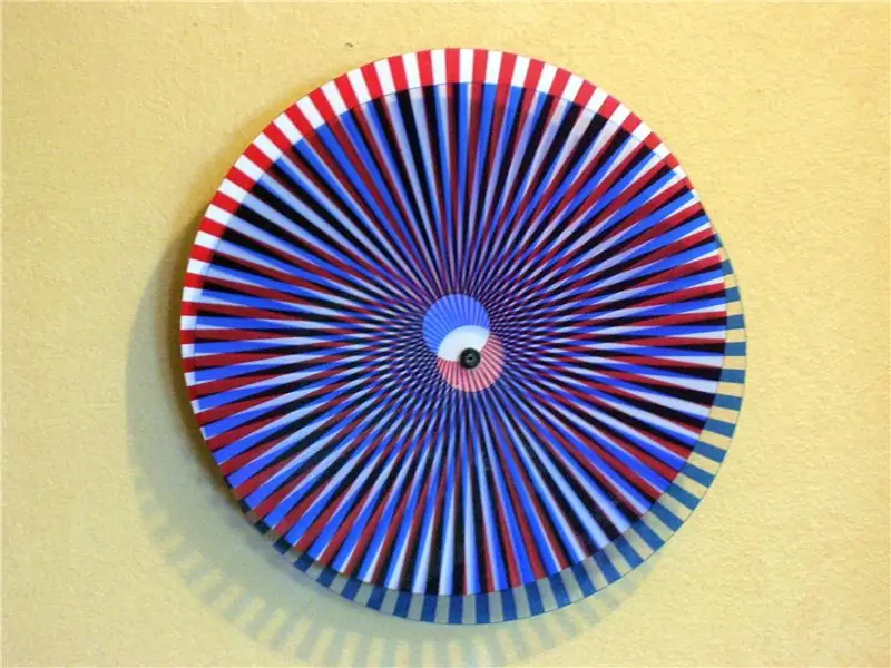 Repurposed - Clock Into Kinetic Wall Art: 5 քայլ (նկարներով)