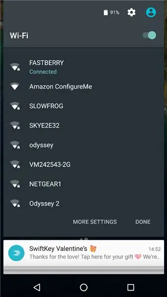 WIFI düyməsini qurmaq