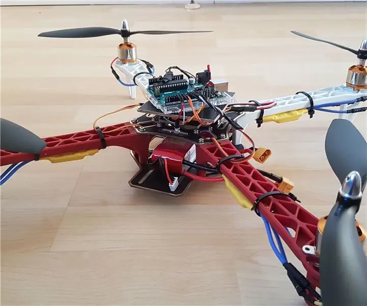 Sådan opbygges en Rc Drone og senderen ved hjælp af Arduino: 11 trin