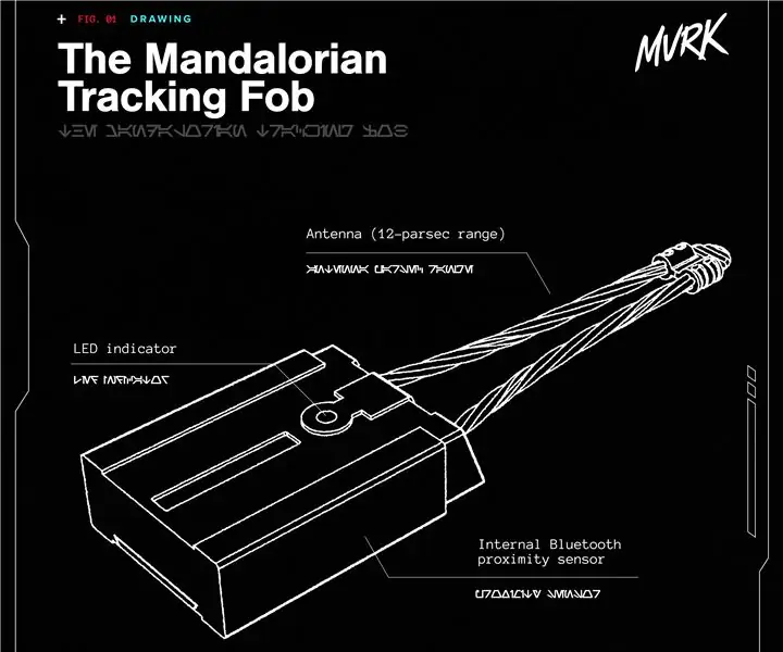 Mandalorian Tracking Fob ของ MVRK: 8 ขั้นตอน (พร้อมรูปภาพ)