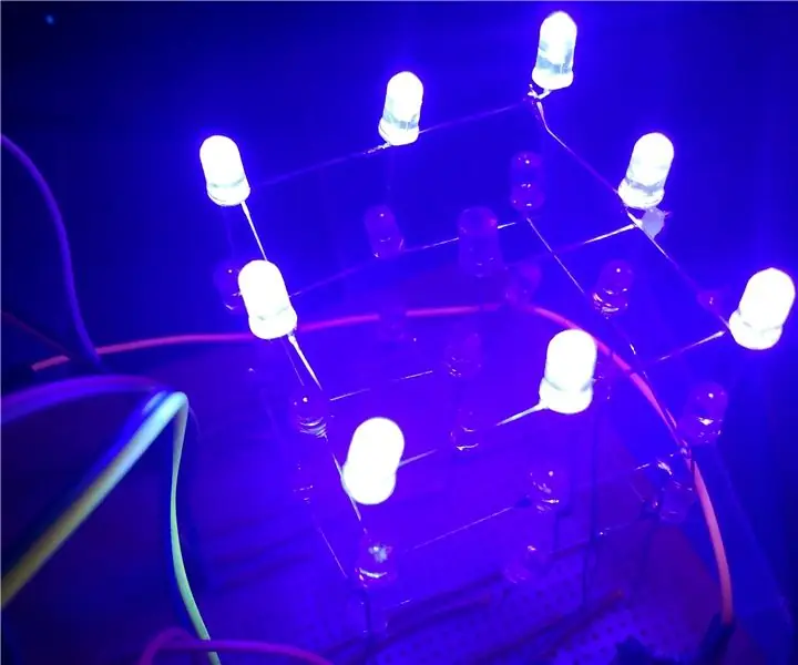 Indigo Led Cube 3*3*3 Avec Adxl35 et Potentiomètre : 8 Étapes