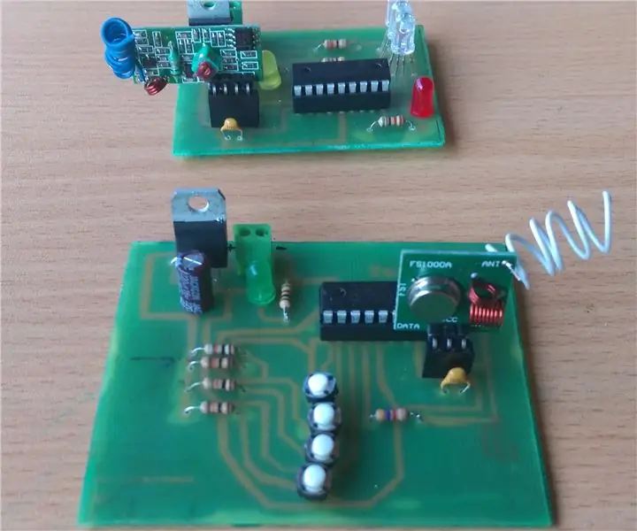 Transmissor e receptor de RF: 8 etapas (com imagens)