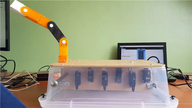 Kinokontrol ng Wire na Robot Arm