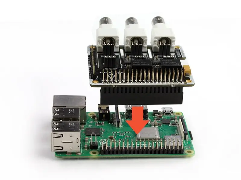 MOUNT SHIELD thiab SENSORS rau RASPBERRY PI