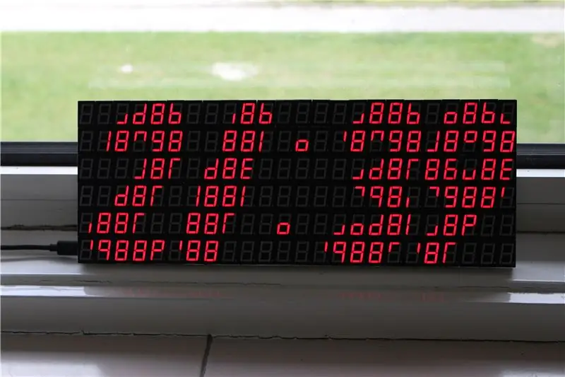 7 Segment Display Array