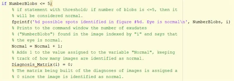 Diagnostiqueu la imatge de la retina en funció del nombre de coàguls de sang identificats