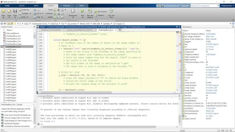 Repetiu el procés de filtratge per a imatges normals amb valors de dígits d'imatge com a 2 i 3