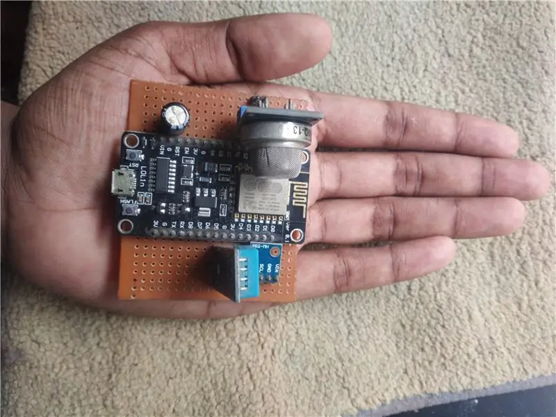 ระบบตรวจสอบสภาพอากาศ IoT แบบกระจายอัจฉริยะโดยใช้ NodeMCU