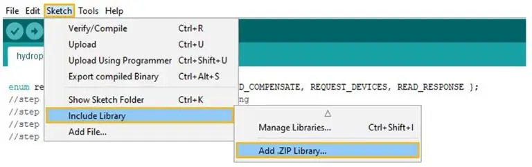 Sigurohuni që Bibliotekat tuaja Arduino IDE janë të përditësuara