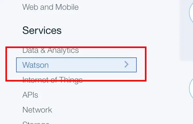 تكوين IBM Watson