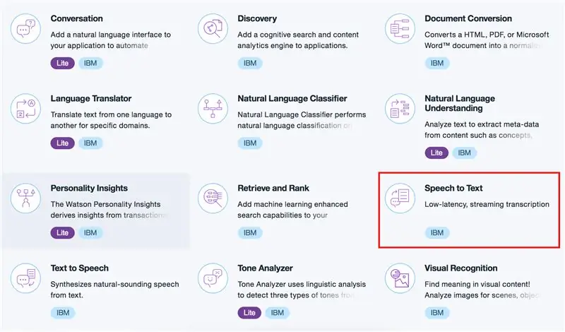 Mengkonfigurasi IBM Watson