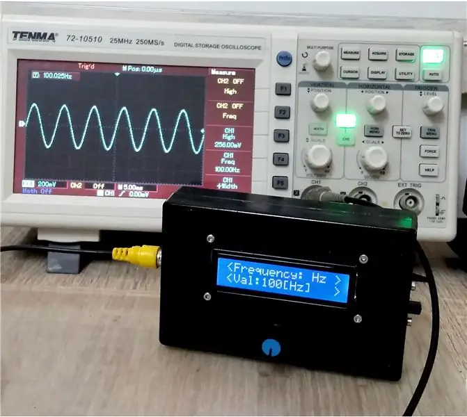 Arduino kaasaskantav funktsioonigeneraator