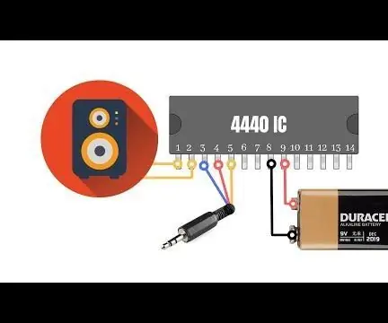 Ako vyrobíte jednoduchý výkonný zvukový zosilňovač s 4440 IC: 11 krokov