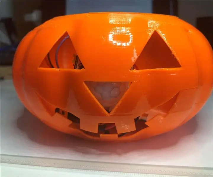 Arduino Halloween Buča z zaznavanjem gibanja: 4 koraki