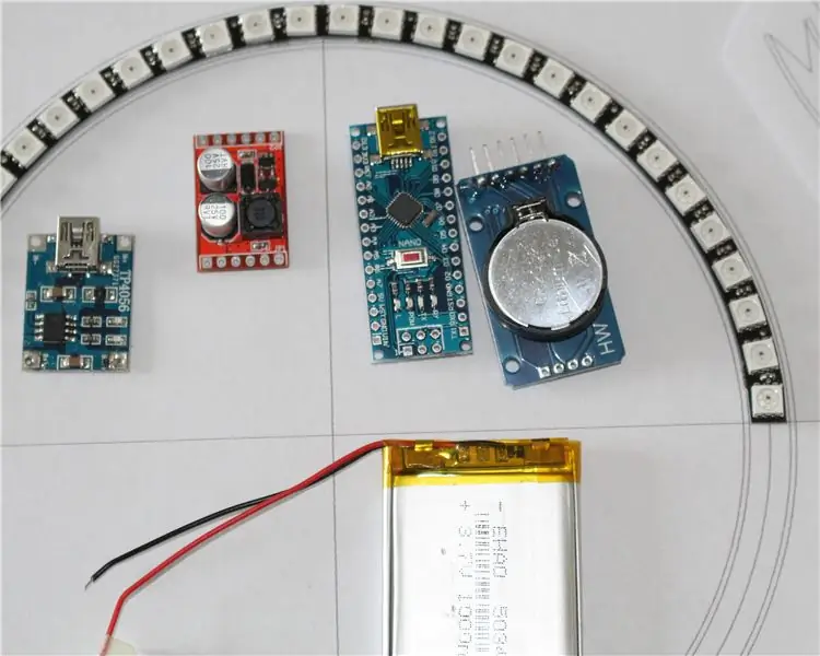 Jam LED Menggunakan Neopiksel