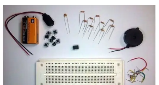 Câteva componente simple, DIY o tastatură electronică