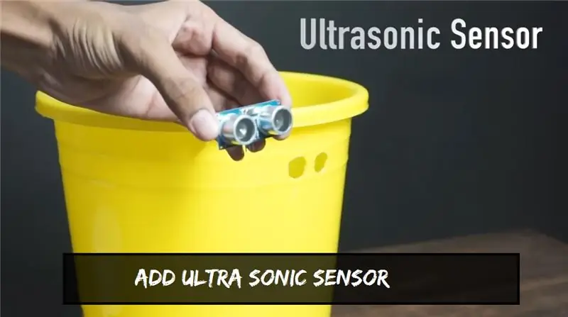 Ultra Sonic Sensorunu yerləşdirin