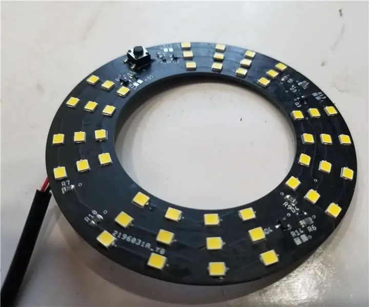 DIY LED Ring Light PCB untuk Mikroskop!: 6 Langkah (dengan Gambar)