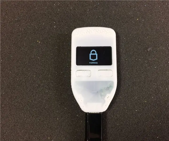 Realizarea propriului portofel hardware Trezor Crypto: 5 pași (cu imagini)