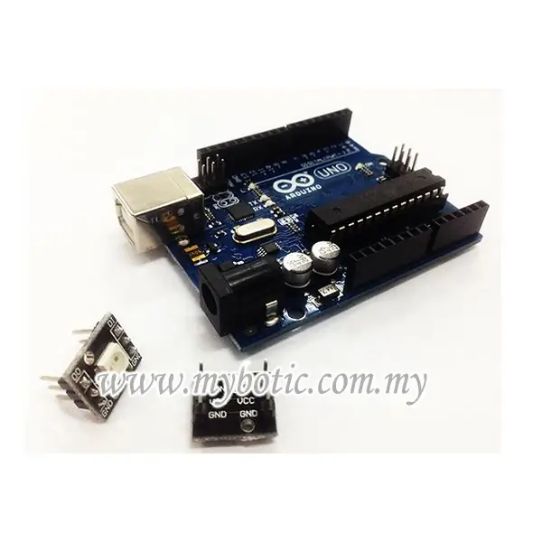 Arduino UNO менен RGB Led WS2812B интерфейсине үйрөткүч