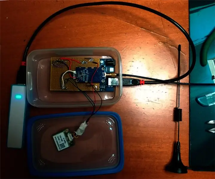 Arduino Project: Test Range LoRa Module RF1276 para sa Solusyon sa Pagsubaybay sa GPS: 9 Mga Hakbang (na may Mga Larawan)