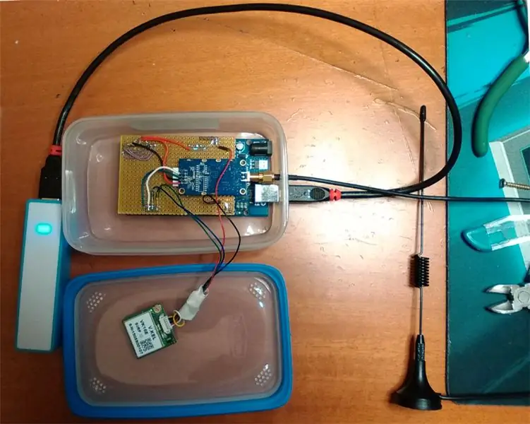 Projekti Arduino: Gama e Testit LoRa Moduli RF1276 për Zgjidhjen e Gjurmimit GPS