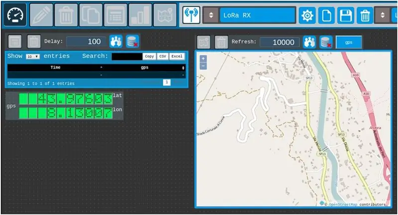 Trascina GPS Gauge e aggiungi OpenStreetMap