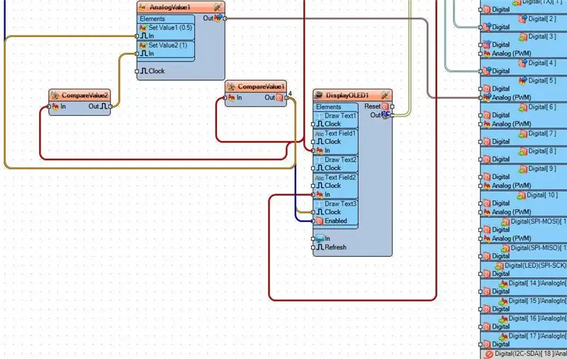 Sa Mga Component ng Visuino Connect