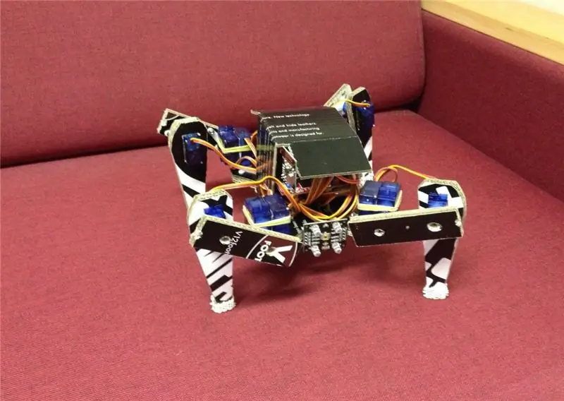 Pahvihämähäkki (DIY Quadruped)