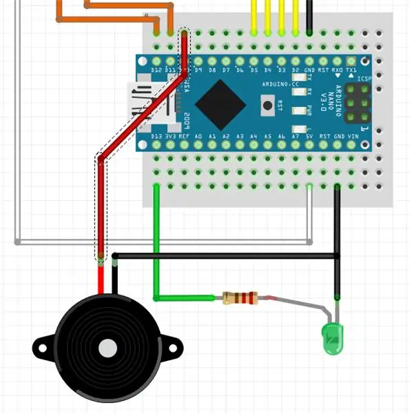 3. Светодиод И Буззер / LED ба BUZZER