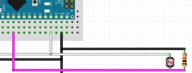 4. Фото-сенсор / Жарык сенсору (фоторезистор)