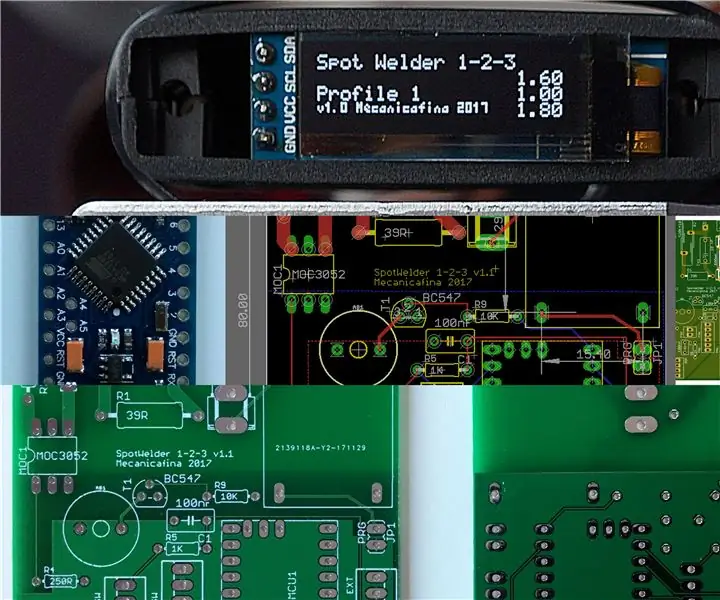 Soldador por puntos 1-2-3 Placa de circuito impreso Arduino: 4 pasos