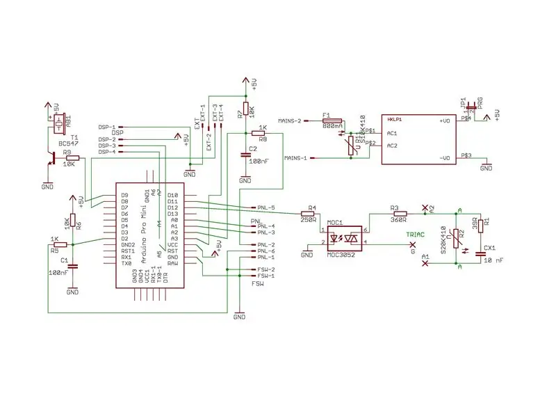 PCB schématique mis à jour