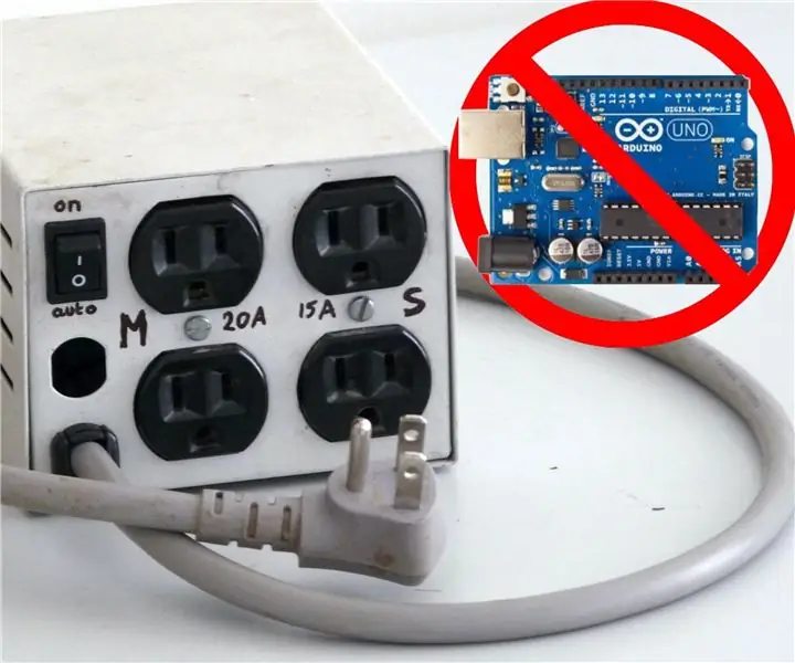 Shop Vac Auto Switch (ingen Arduino nødvendig): 7 trinn