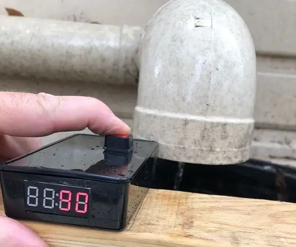 Compteur de capacité de réservoir d'eau de pluie à ultrasons : 10 étapes (avec photos)