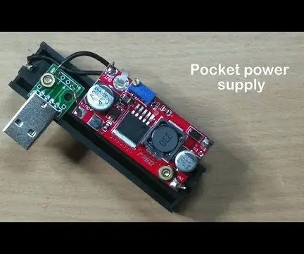 Pocket Power Supply: 3 stappe (met foto's)