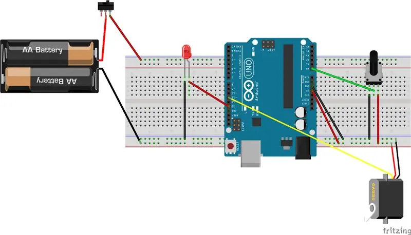 AC bucket: VERSION 2 with arduino and knob Watch on