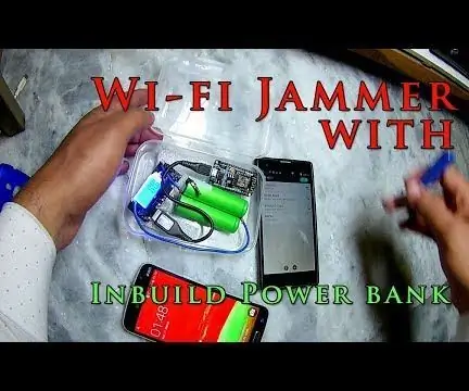 WiFi Jammer Nrog Inbuilt Powerbank: 12 Kauj Ruam