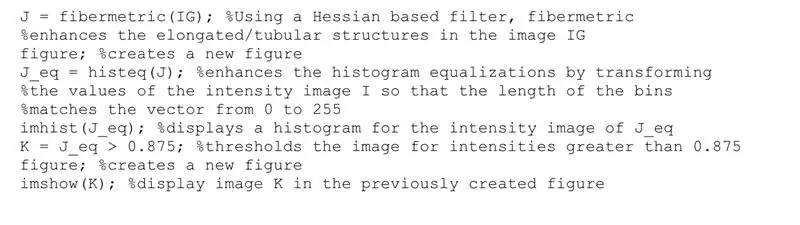 Aprimore estruturas alongadas em imagens de intensidade com filtragem multiescala