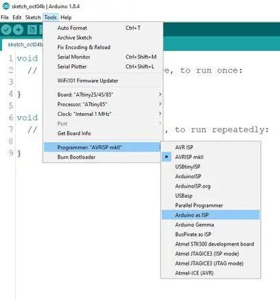 Programarea lui Attiny