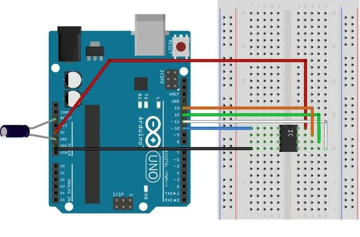 תכנות Attiny85 (מגן) באמצעות Arduino UNO