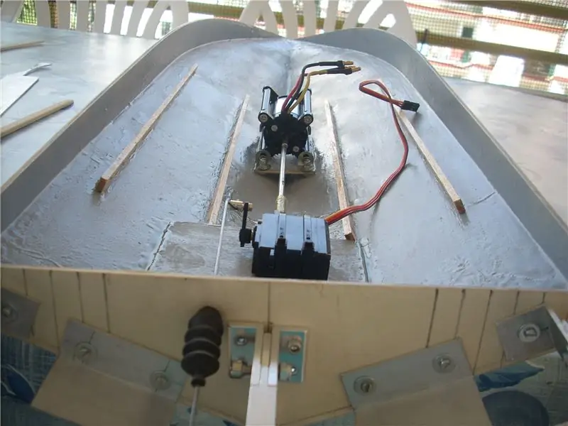 Motor և Rudder Mount