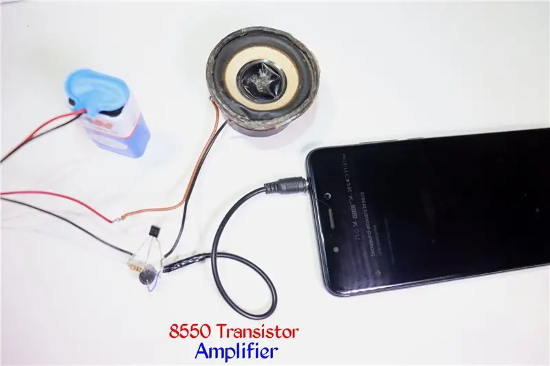 8550 Transistor ke Penguat Audio