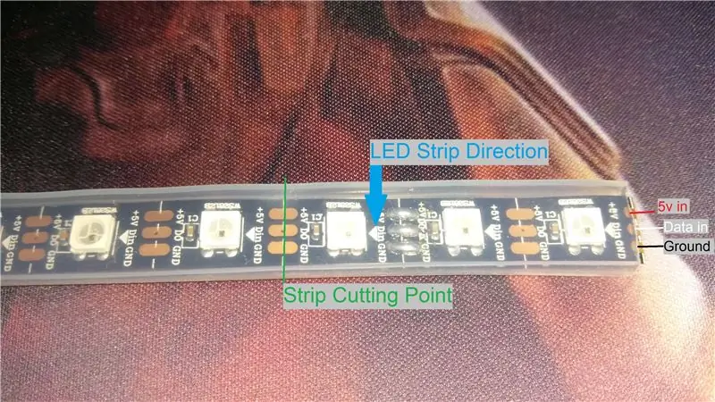 Mengukur dan Memotong Jalur LED