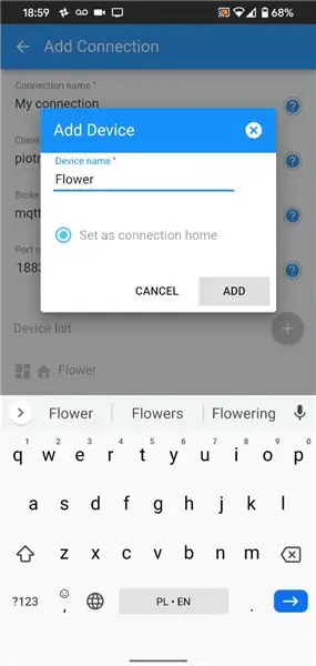 Ús del client MQTT al mòbil