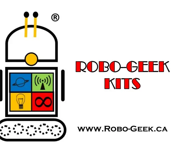 ชุด Robo-Geek ที่เข้ากันได้กับ Arduino Nano: 5 ขั้นตอน