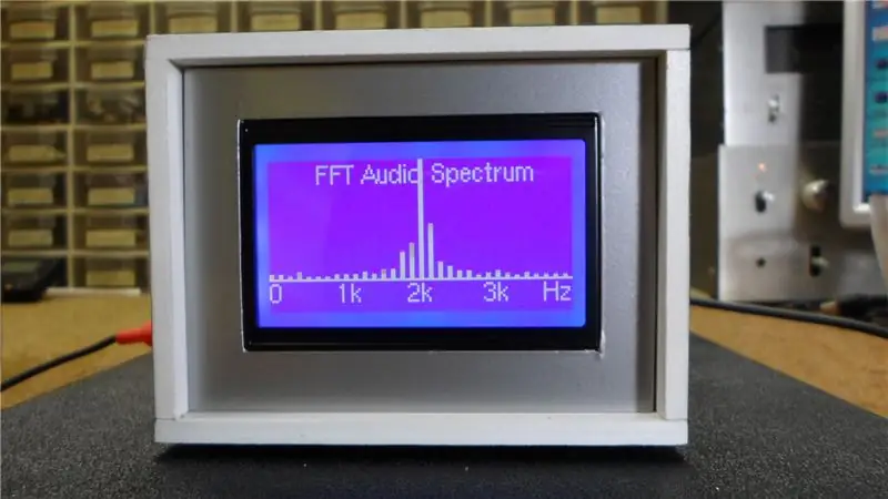 DIY FFT analizator audio spektra