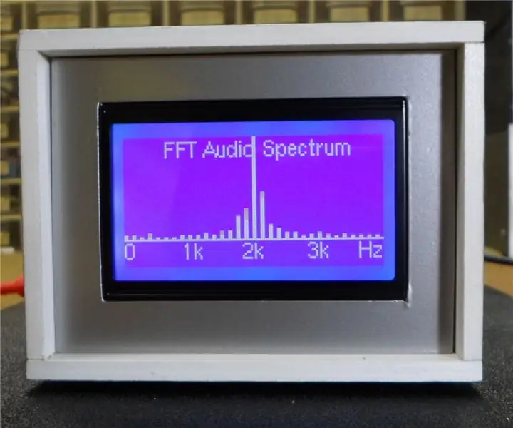 Analizzatore di spettro audio FFT fai-da-te: 3 passaggi