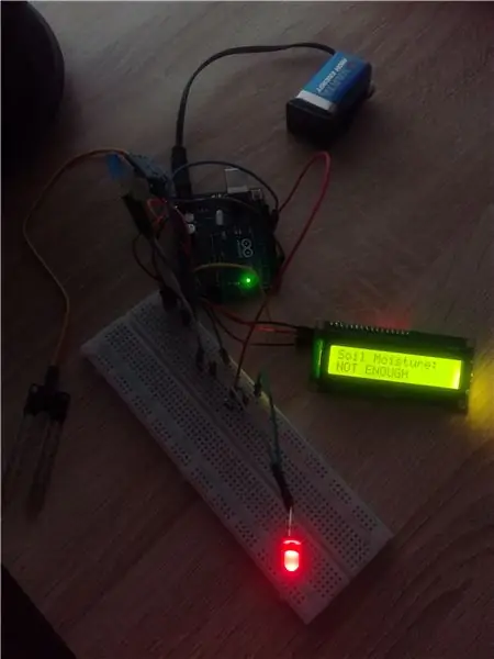 Arduino projekt vlaženja tla