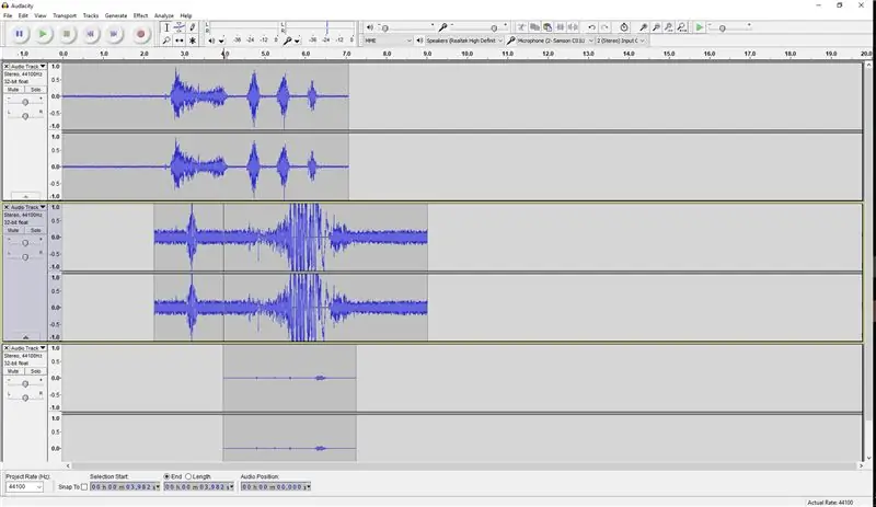 Amatør Voice-overs med Audacity